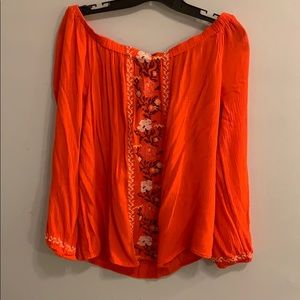 Off the shoulder top